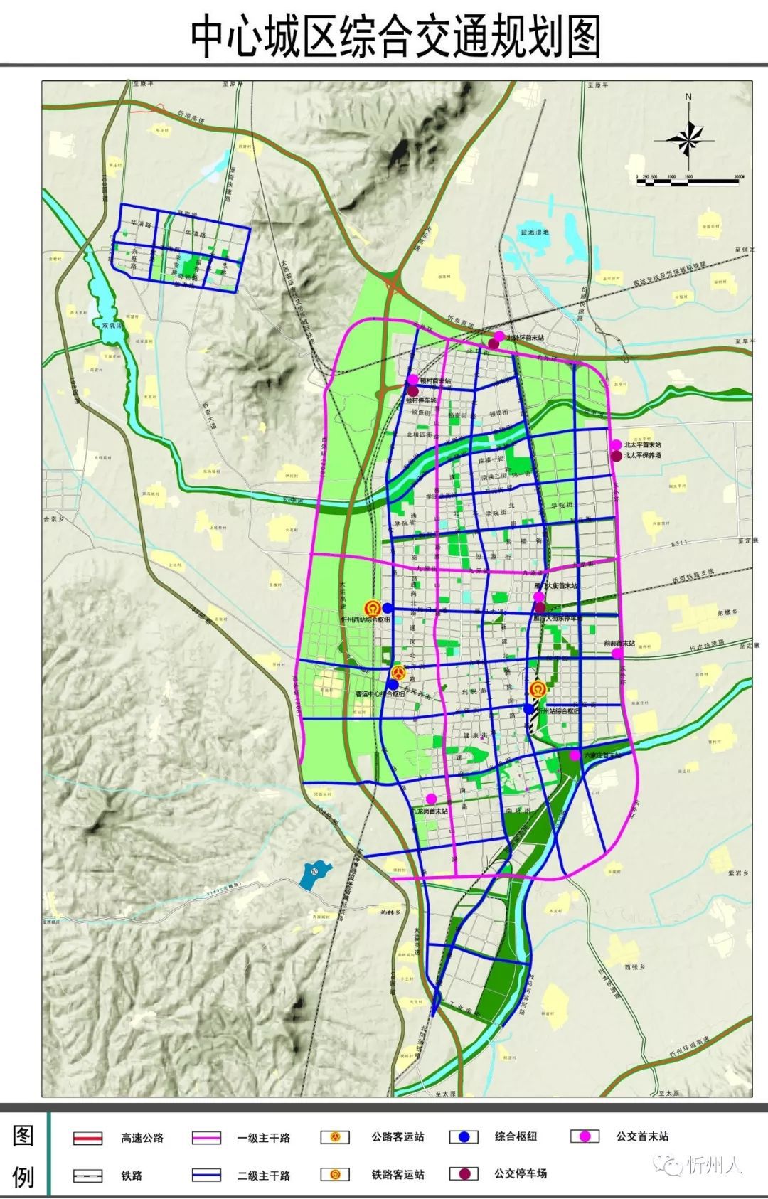 忻州城区最新规划图，科技重塑城市，展望未来触手可及